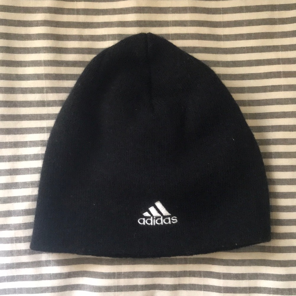 Adidas black winter hat